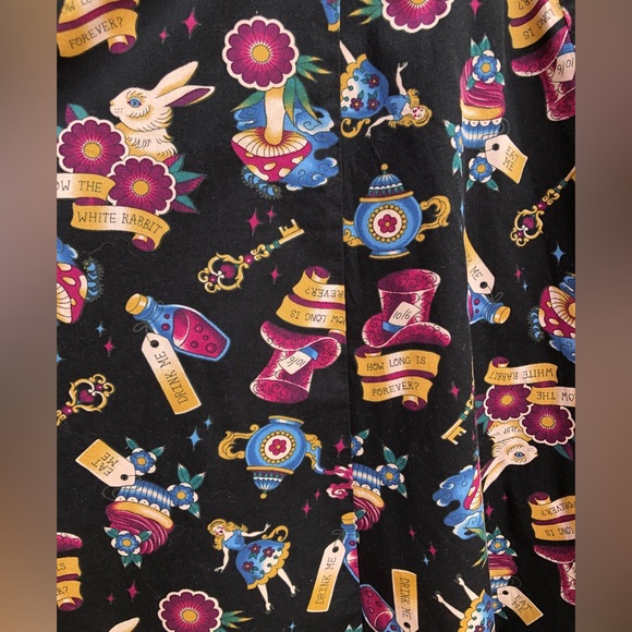 Dangerfield Alice in Wonderland Skirt. Cotton lining + tulle. Size- 6 - Picture 6 of 10